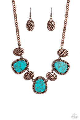 Paparazzi Badlands Border Copper Necklace for Women. Get Free Shipping. #P2SE-CPXX-161XX