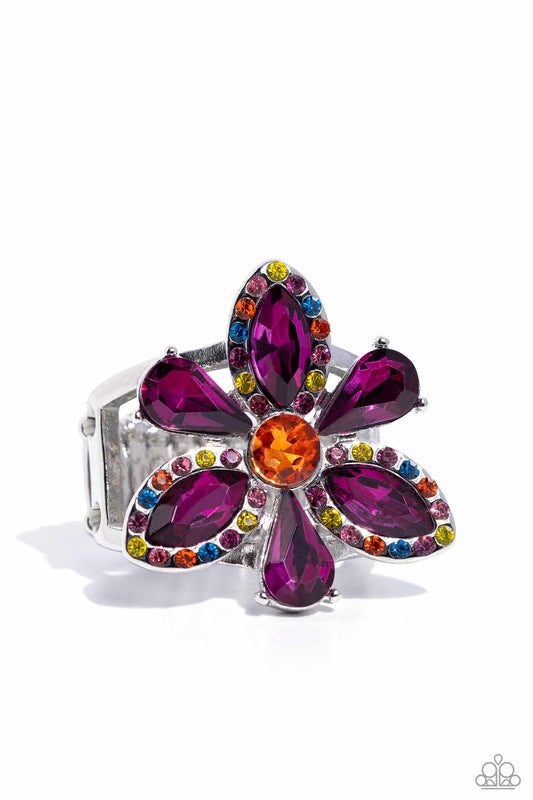 Paparazzi Blazing Blooms Multi Ring. Get Free Shipping. #P4ST-MTXX-027XX. Floral Ring $8 Jewelry