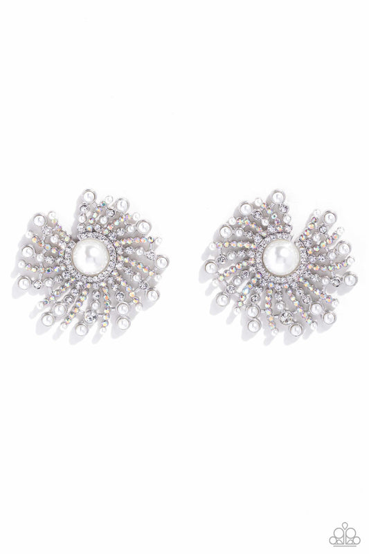 Fancy Fireworks White Earrings Paparazzi $8 Jewelry. Subscribe & Save. #P5PO-WTXX-388XX.
