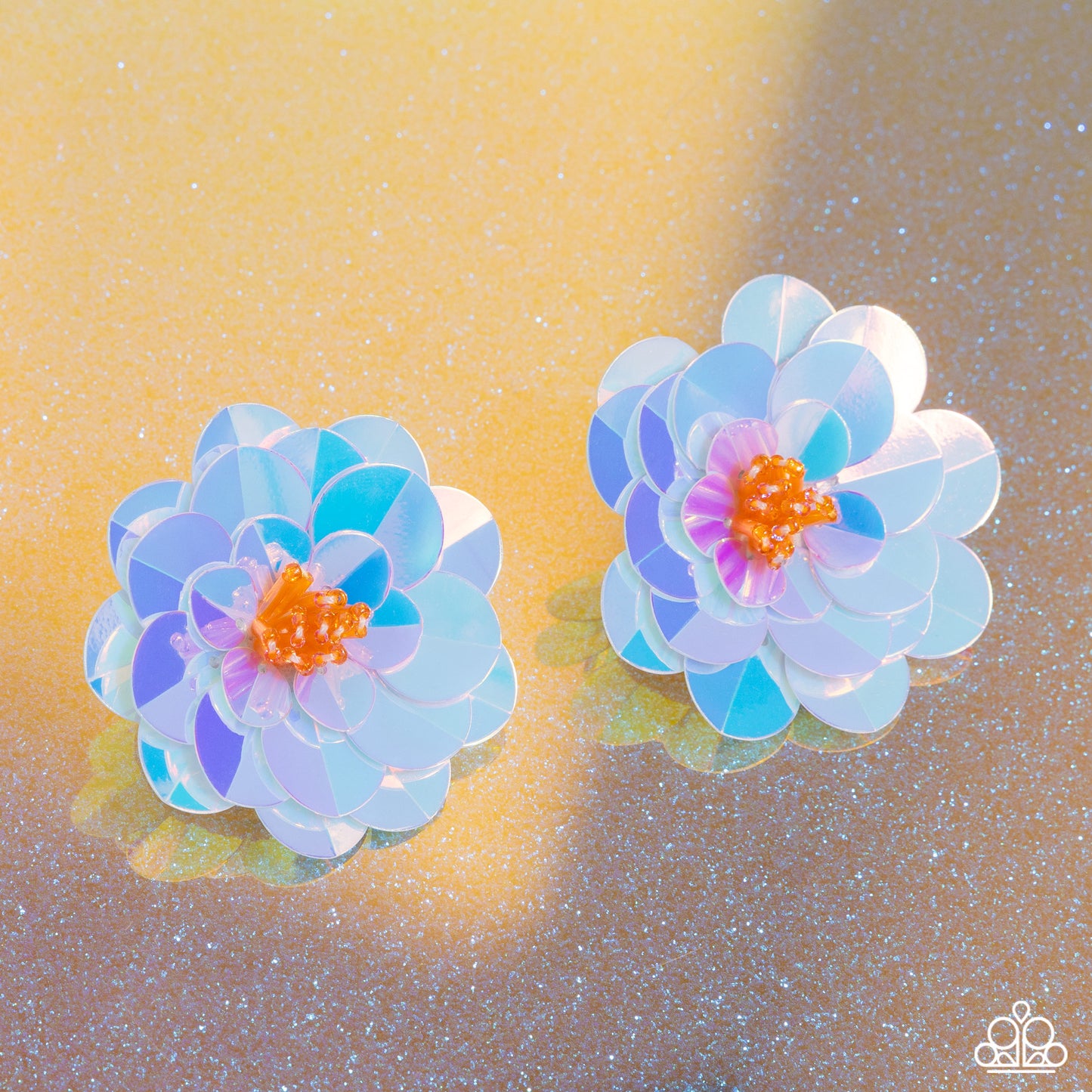 Paparazzi Floating Florals Multi Post Earrings.Subscribe & Save.Iridescent Floral Earring.$8 earring