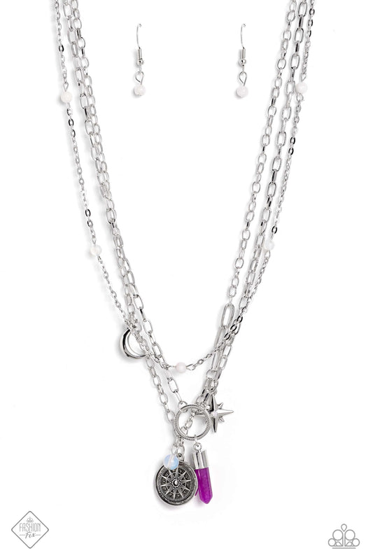 Paparazzi Notable Navigator Purple $8 Necklace For Women. Subscribe & Save. Necklace with charms
