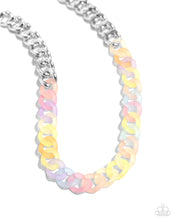 Load image into Gallery viewer, Paparazzi Rainbow Ragtime Multi Acrylic Necklace. $5 Jewelry. Subscribe &amp; Save. #P2WH-MTXX-303XX
