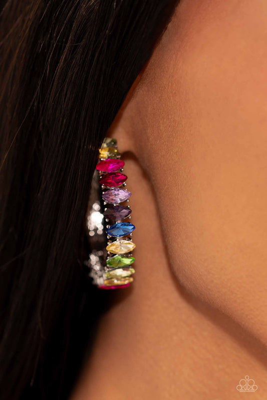 Paparazzi Rainbow Range Multi $8 Hoop Earrings. Subscribe & Save. #P5HO-MTXX-080XX