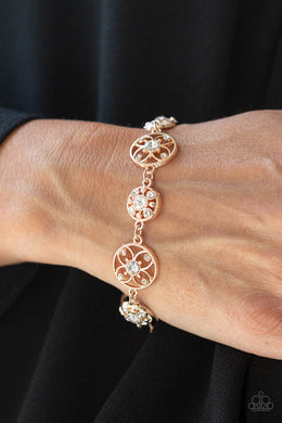 Flowery Fashion Rose Gold $5 Bracelet. Get Free Shipping. #P9RE-GDRS-245QD
