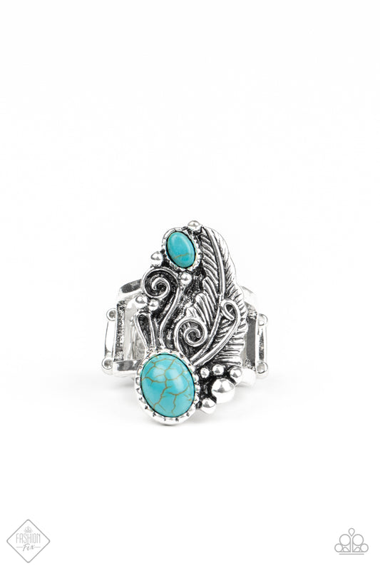 Paparazzi Desert Nest Blue Ring Ring. Get Free Shipping. #P4SE-BLXX-208VG. Turquoise Blue stone ring