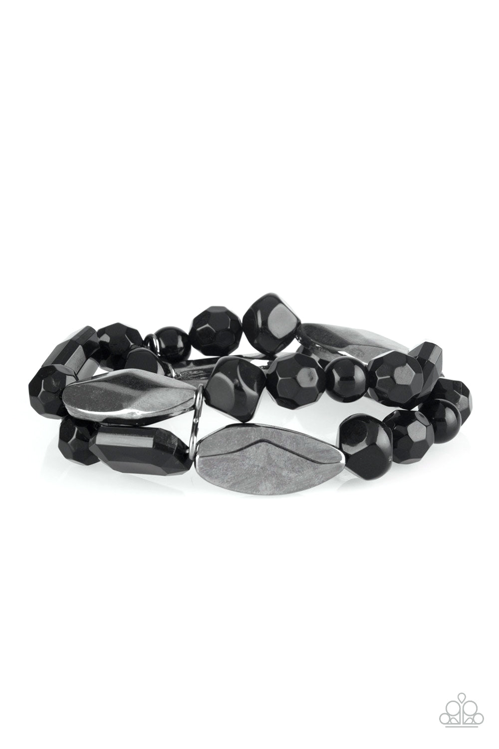 Paparazzi Rockin Rock Candy Black Bracelet. #P9WH-BKXX-146XX. Subscribe & Save. black metal beads
