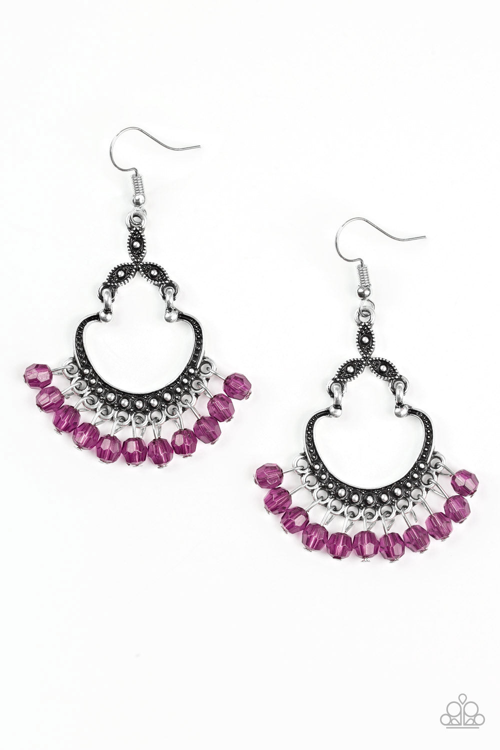 Babe Alert Purple Earring Paparazzi Accessories. Subscribe & Save. #P5WH-PRXX-180XX.