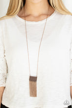 Load image into Gallery viewer, Paparazzi Necklace ~ Totally Tassel - Copper

