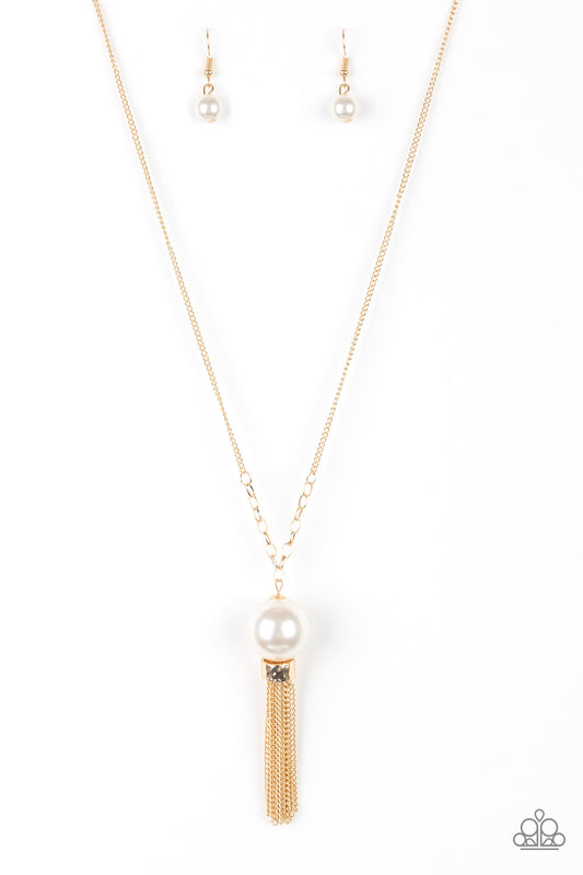 Belle Of The BALLROOM - Gold Necklace Paparazzi Accessories