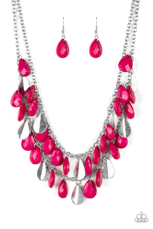 Life of the FIESTA - Pink Necklace Paparazzi Accessories
