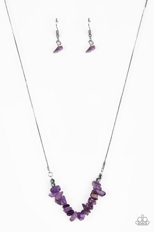 Paparazzi Back To Nature - Purple Necklace