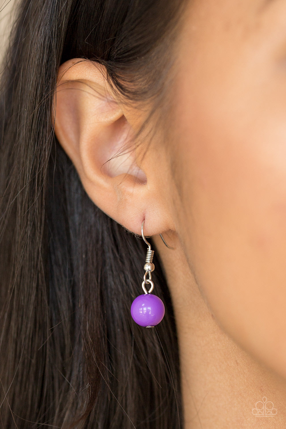 Friday Night Fringe - Purple $5 Paparazzi Necklace
