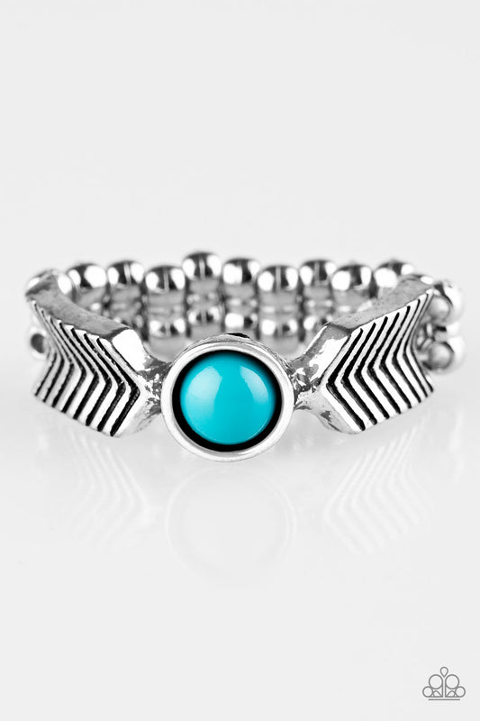 Paparazzi Ring ~ Awesomely ARROW-Dynamic - Blue