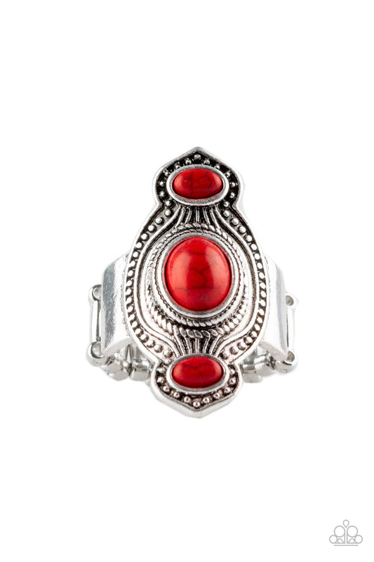 Paparazzi Ring ~ Dune Drifter - Red