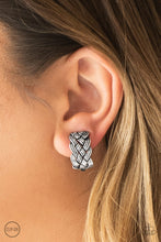 Load image into Gallery viewer, Paparazzi Earring ~ Urban Ulterior - Silver Clip-On Earring
