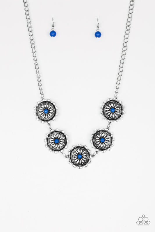 Paparazzi Necklace ~ Me-dallions, Myself, and I - Blue
