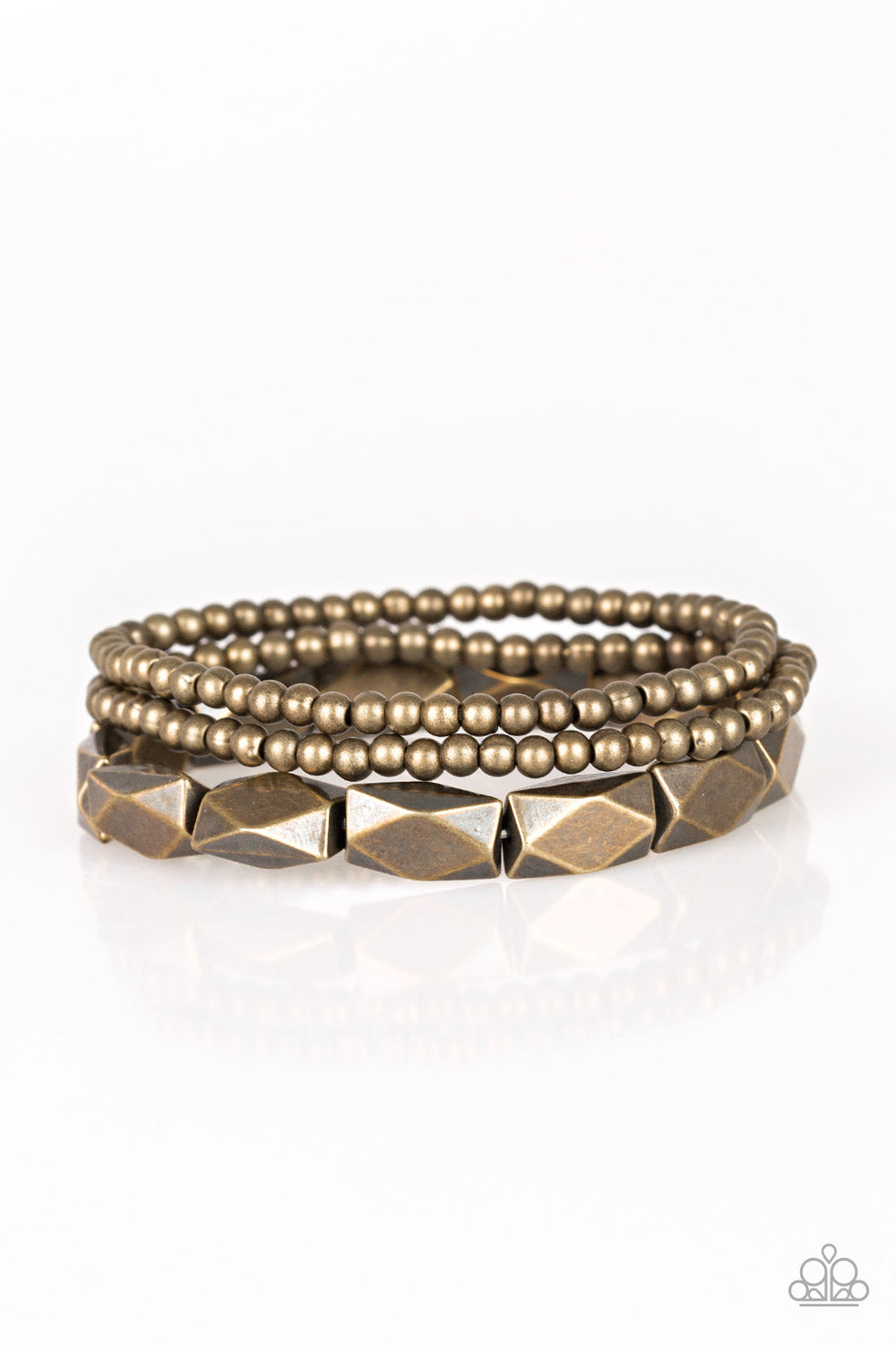 Paparazzi Bracelet ~ Metal Movement - Brass