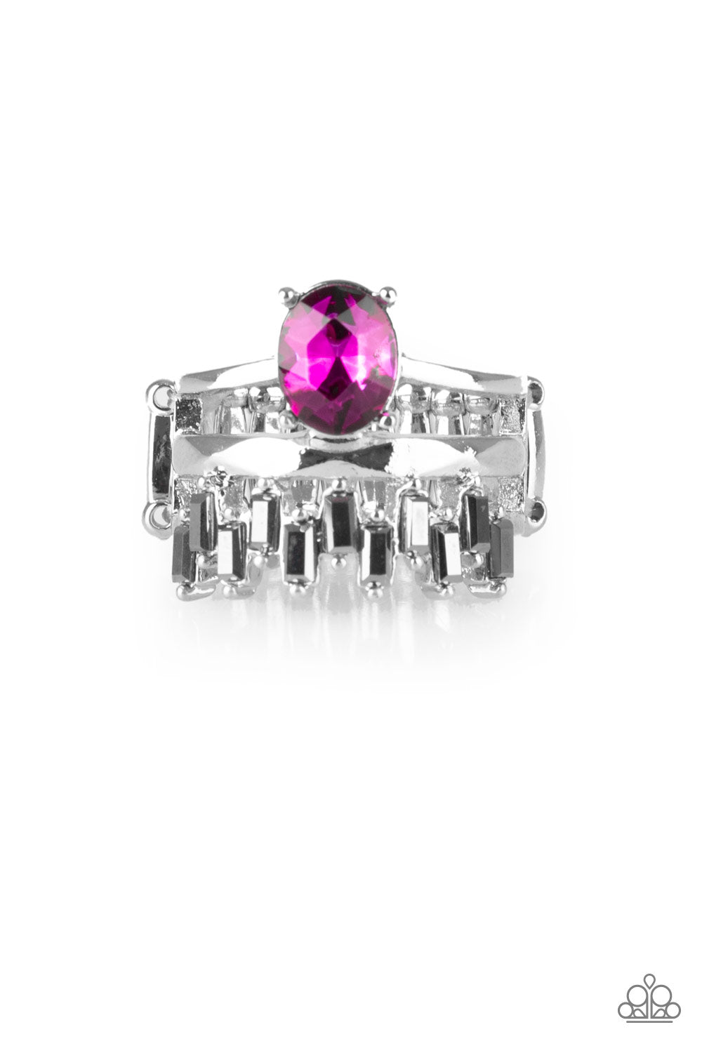 Crowned Victor - Pink Ring Paparazzi