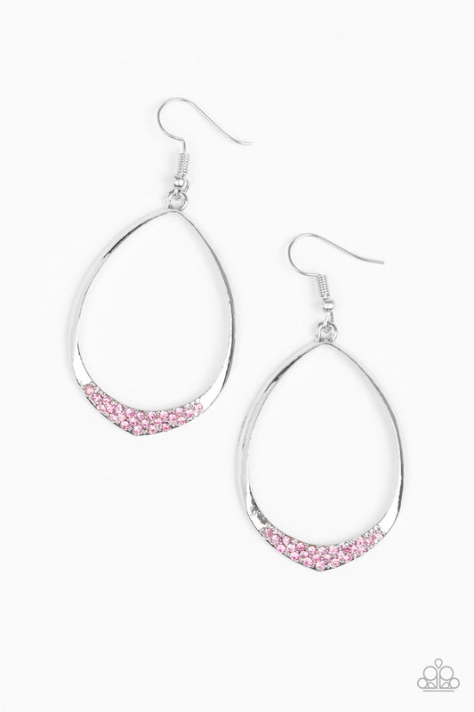 REIGN Down - Pink Earring Paparazzi