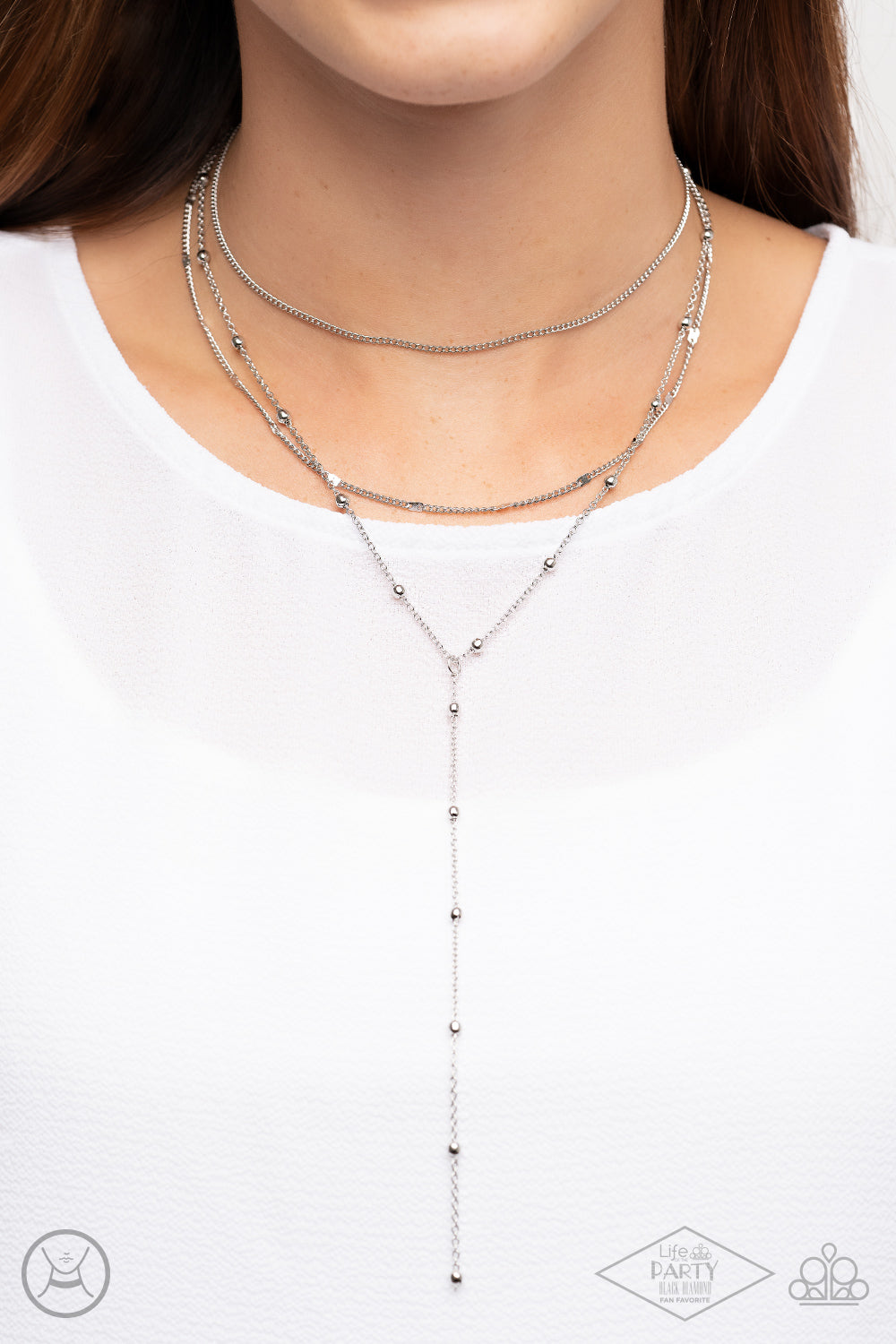 Think Like A Minimalist Necklace Paparazzi Jewellery. #P2CH-SVXX-041XX. Interest free payment option