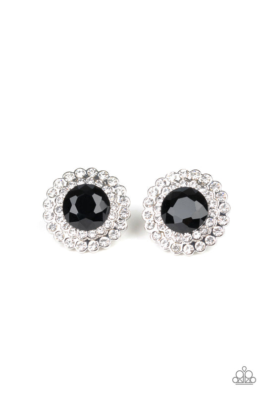 Paparazzi My Second Castle Black Earrings $5 Accessories. Get Free Shipping.