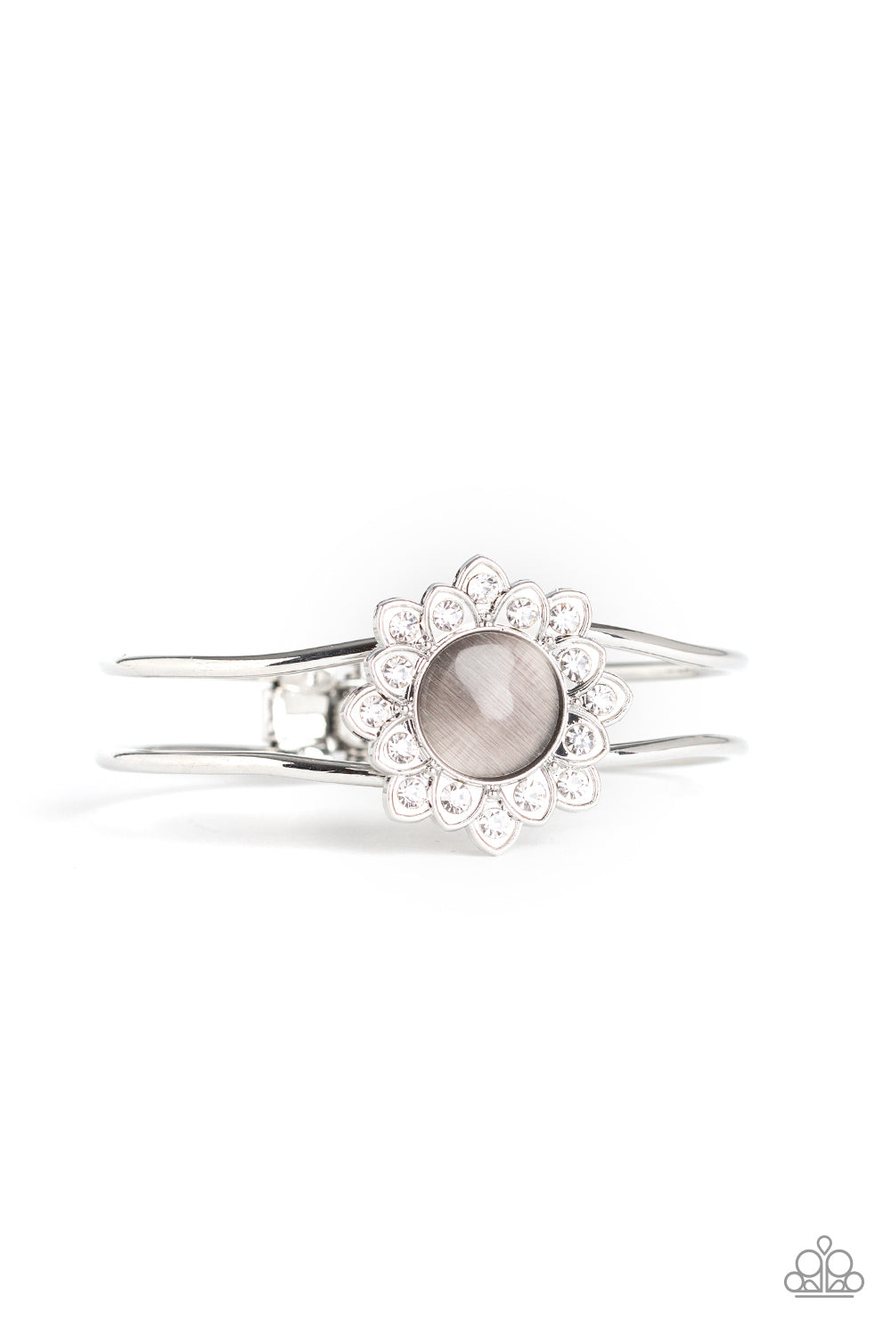 Paparazzi Bracelet Palace Dream Silver Bracelet. Cat's Eye Stone Bracelet. #P9RE-SVXX-226XX