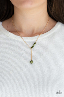 Timeless Taste - Green Necklace Paparazzi Accessories