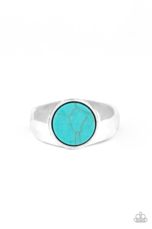 Buy Paparazzi Carbon Print Blue Ring for Men. Urban Ring for Unisex. Subscribe & Save