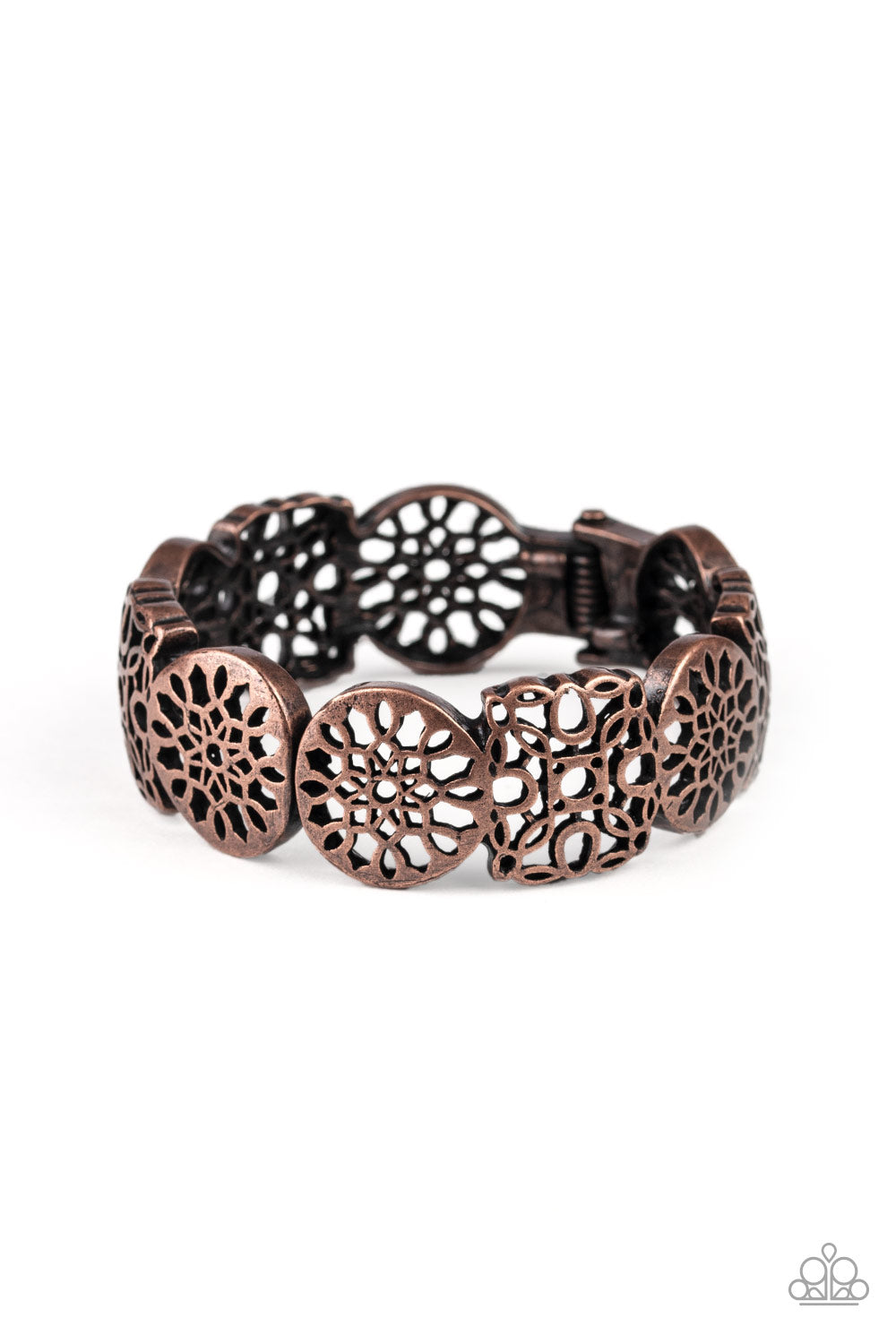 Mandala Mixer Copper Bracelet Paparazzi Accessories. Subscribe & Save. #P9SE-CPXX-065TG