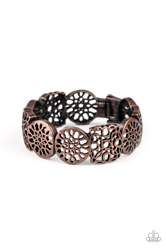 Mandala Mixer Copper Bracelet Paparazzi Accessories. Subscribe & Save. #P9SE-CPXX-065TG