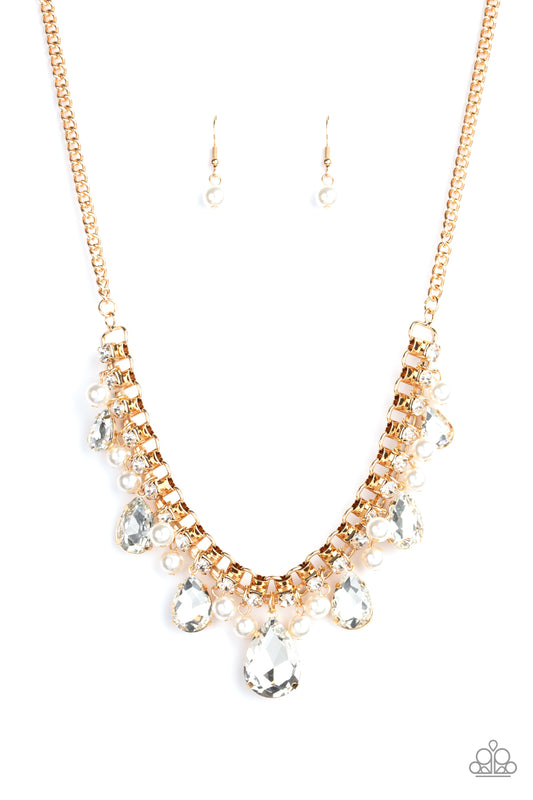 Knockout Queen Gold Necklace Paparazzi Accessories