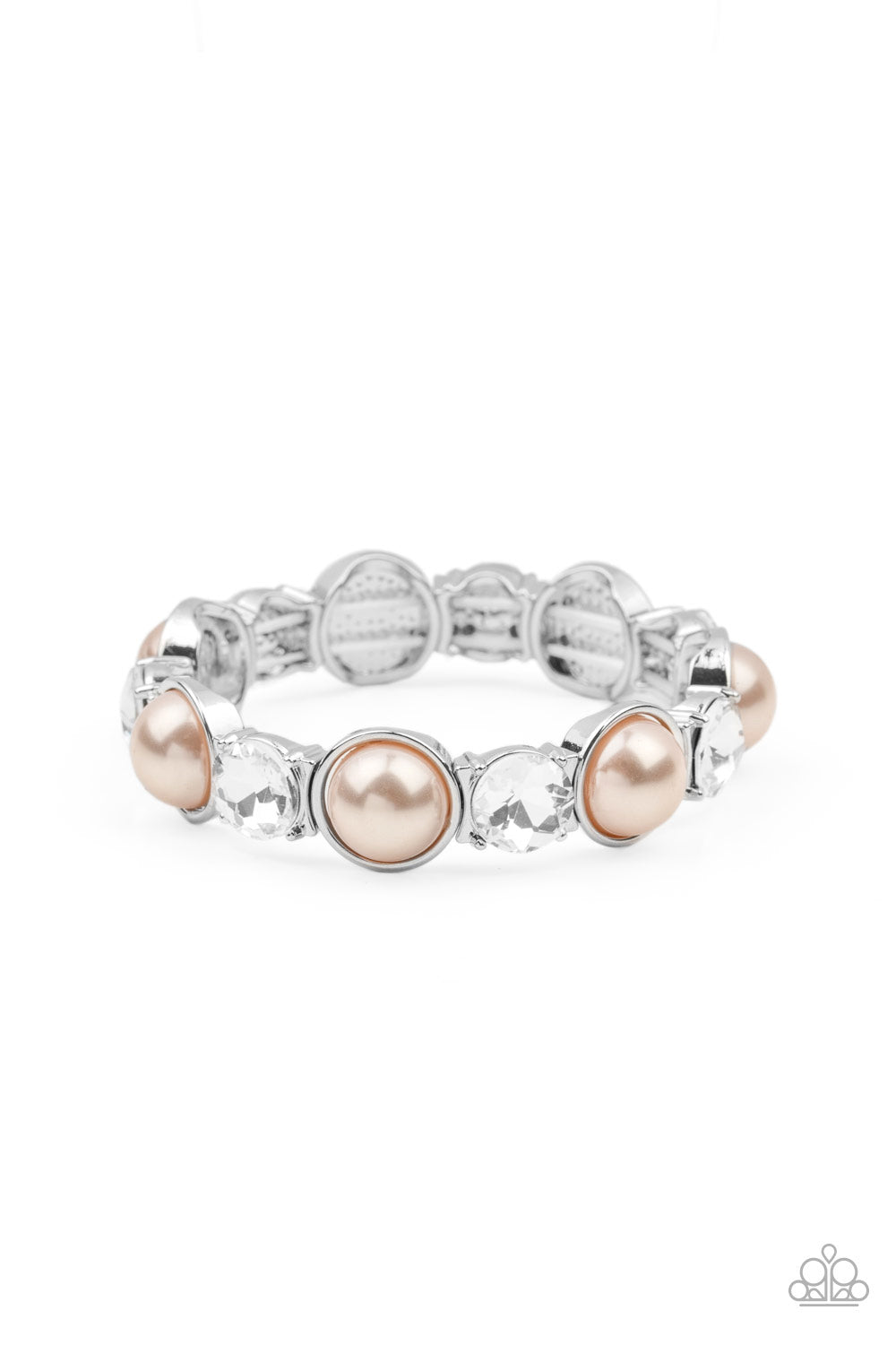 Elegant Entertainment - Brown Pearl Bracelet Paparazzi