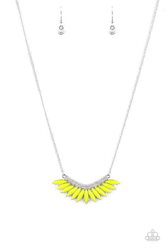 Paparazzi Necklace ~ Extra Extravaganza - Yellow