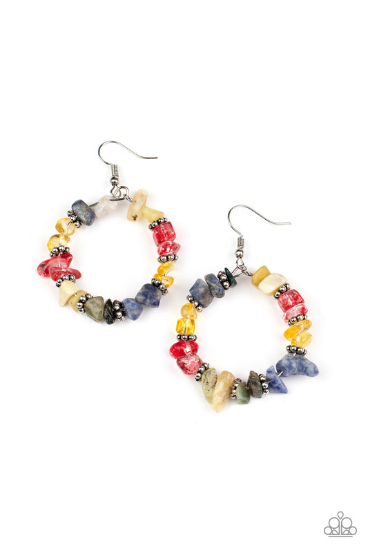 Going for Grounded - Multi Earring Paparazzi Accessories