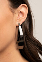 Load image into Gallery viewer, Underestimated Edge Black Earring Paparazzi Accessories. Get Free Shipping. #P5PO-BKXX-152XX
