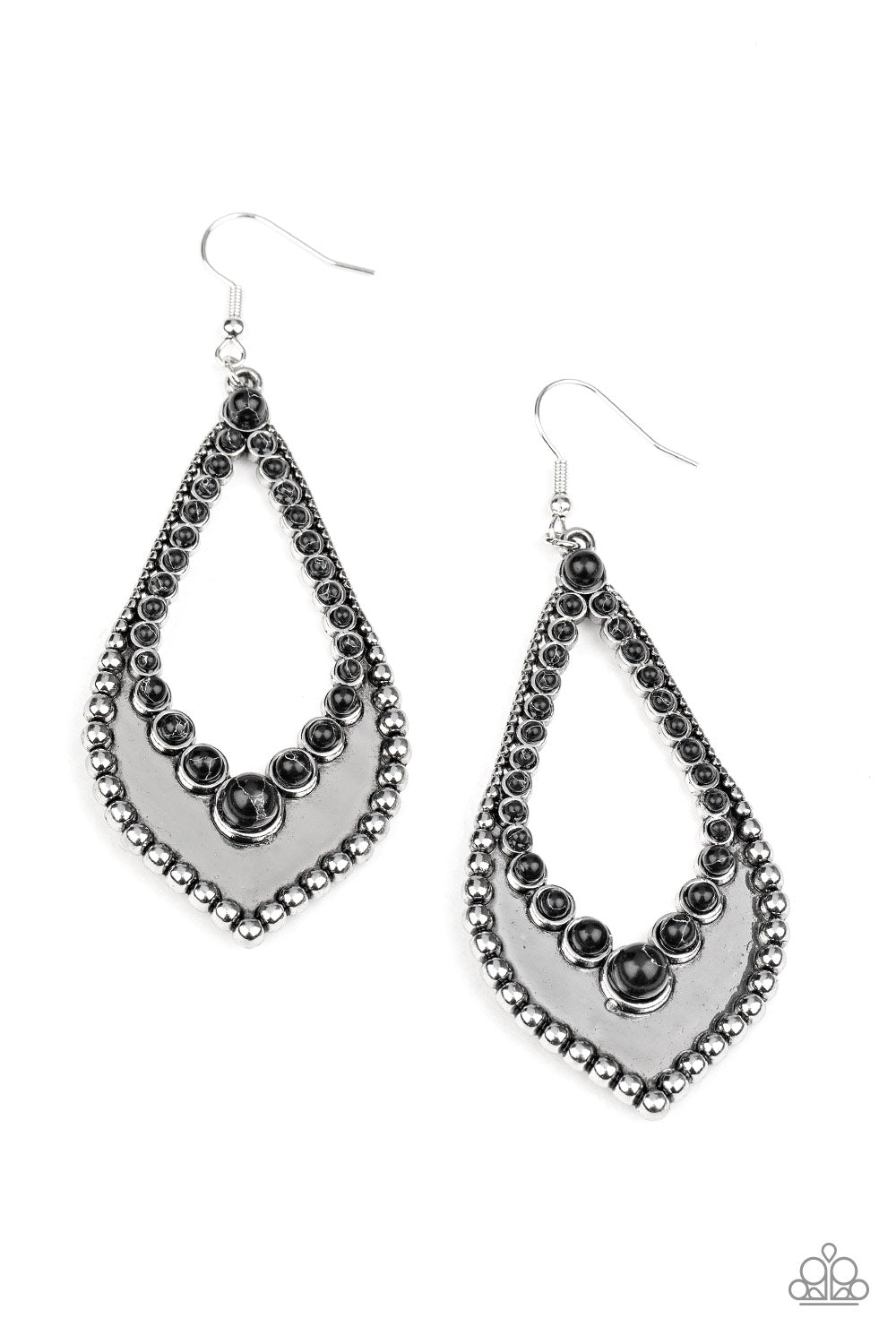 Essential Minerals Black Fishhook Earring Paparazzi $5 Jewelry. Black Stone Earring. Subscribe Save