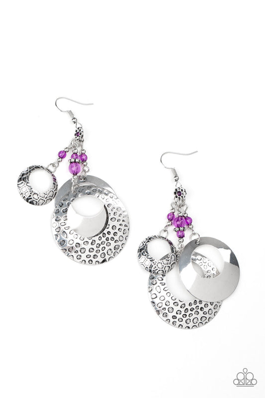 Wanderlust Garden Purple Earring Paparazzi Accessories Floral and dainty earring. Subscribe & Save.