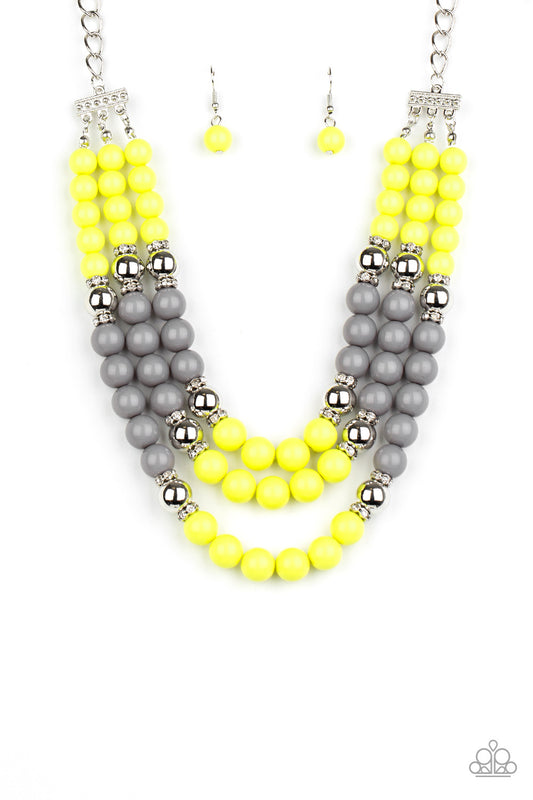BEAD Your Own Drum Yellow Necklace Paparazzi $5 Jewelry. Subscribe & Save. #P2ST-YWXX-066XX