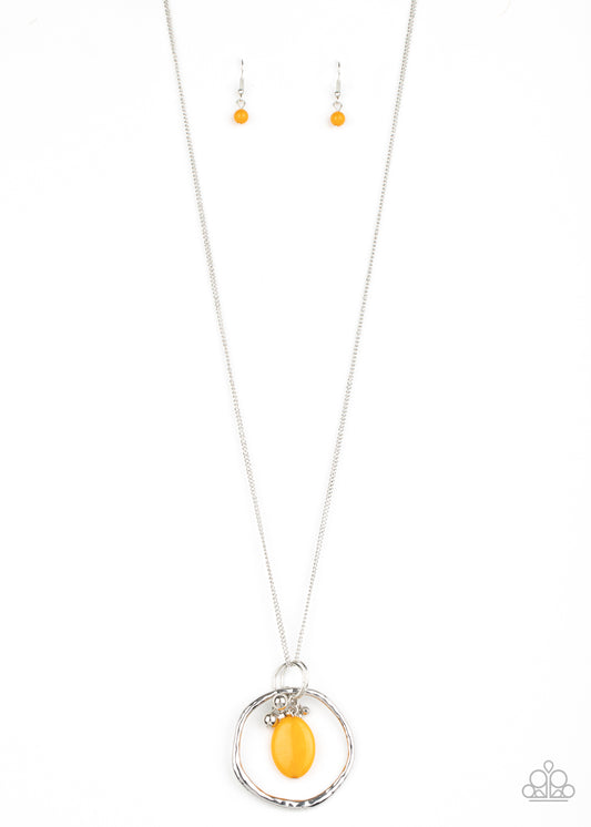 Paparazzi Zion Zen Yellow Long Necklace. P2SE-YWXX-171XX. Subscribe & Save