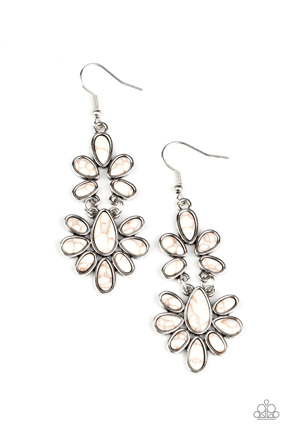 Cactus Cruise White Earrings Paparazzi Accessories. Get Free Shipping. $5 Jewelry
