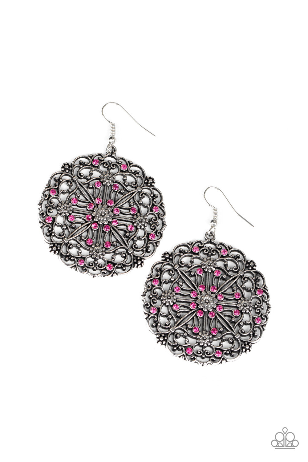 Paparazzi Oh MANDALA! - Pink Earring