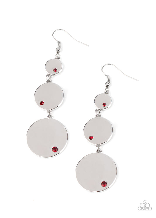 Paparazzi Poshly Polished Red Earring. Subscribe & Save. #P5ST-RDXX-010XX