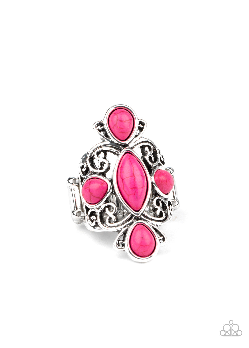 Paparazzi Ring ~ Sahara Sweetheart - Pink