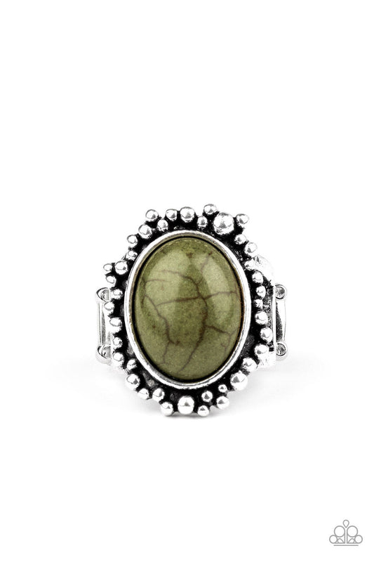 Desert Mine - Green Ring Paparazzi