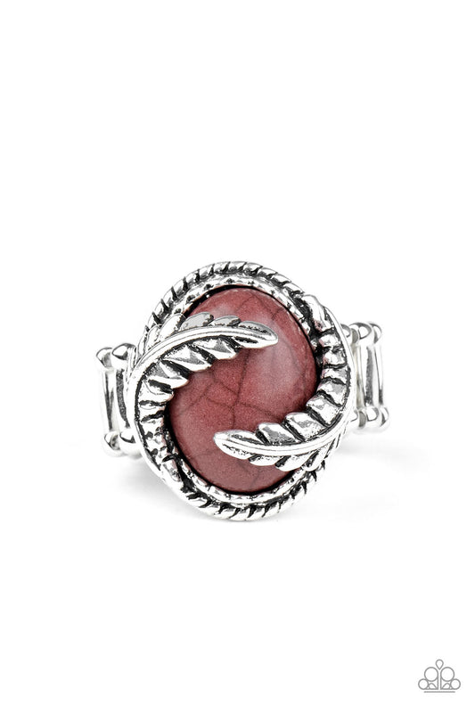 Palm Panache - Brown Ring Paparazzi Accessories