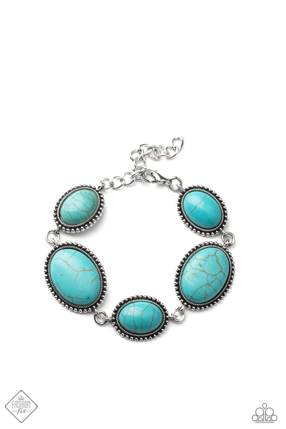 Paparazzi River View - Blue Bracelet $5 Jewelry online at AainaasTreasureBox