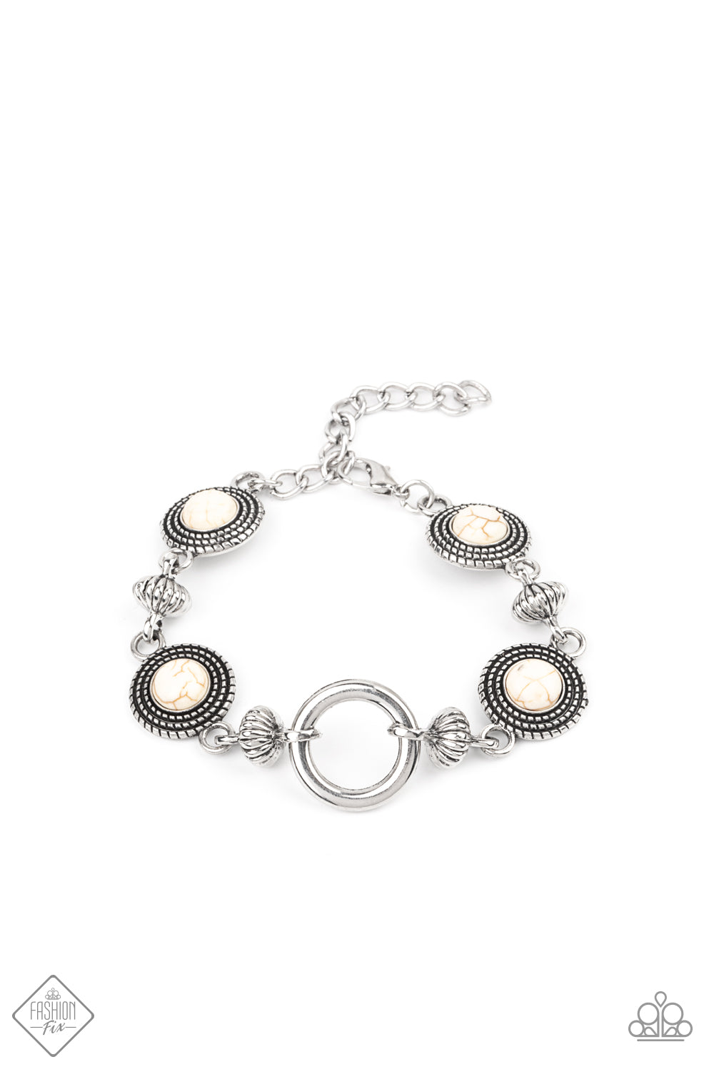 Paparazzi Musical Mountains White Bracelet. Subscribe & Save. #P9SE-WTXX-198WR. Rustic Bracelet