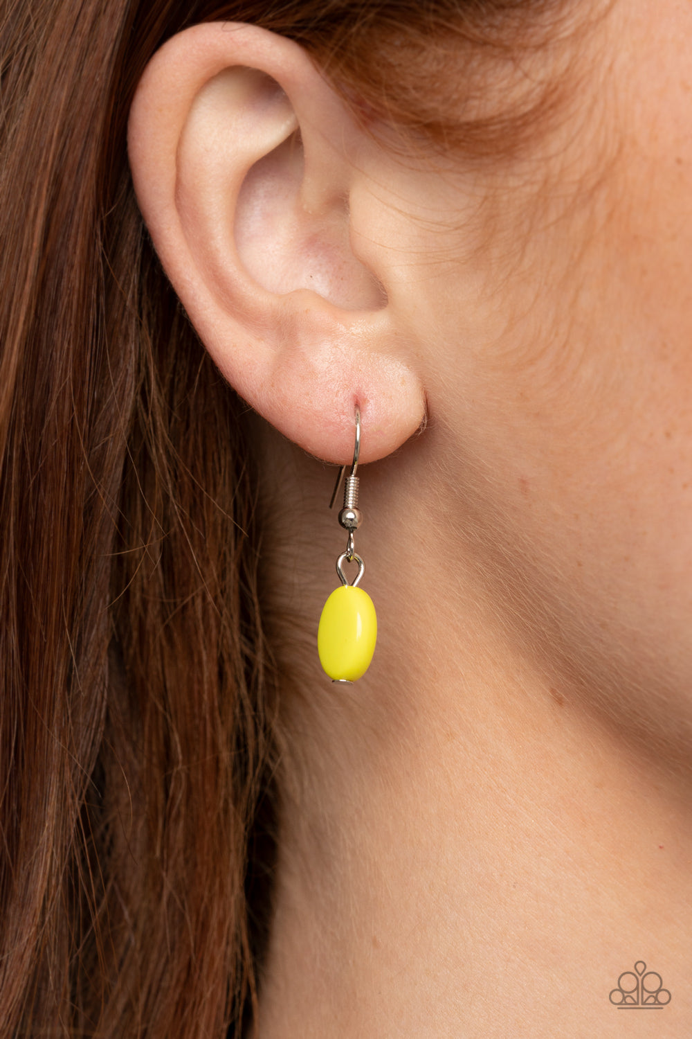 Paparazzi Accessories Modern Masquerade Yellow Teardrop Beads Necklace with earrings. Ships Free