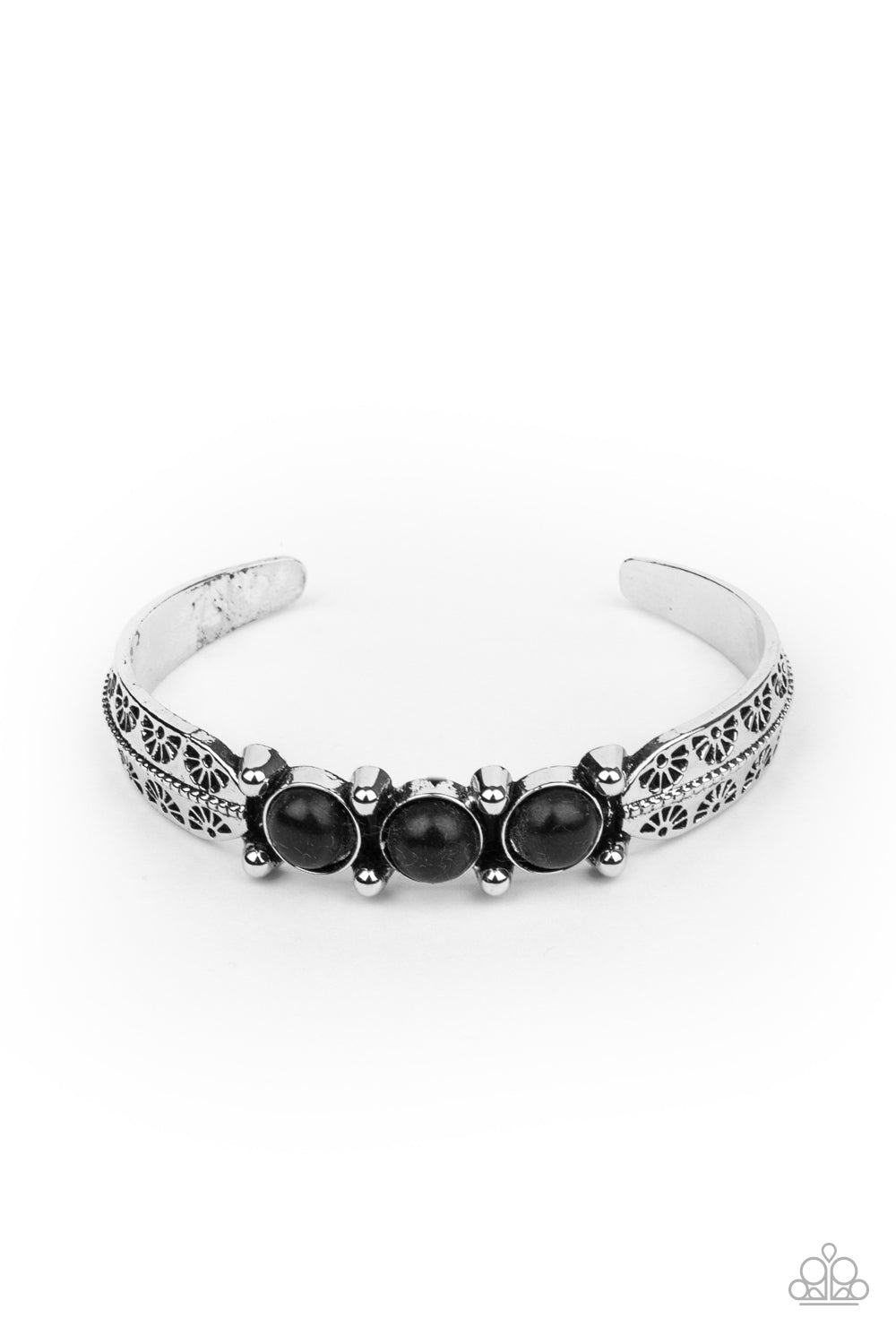 Paparazzi Mojave Glyphs Black Bracelet. #P9SE-BKXX-228XX. Subscribe & Save.
