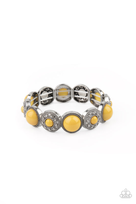 Paparazzi Bracelet ~ Garden Flair - Yellow